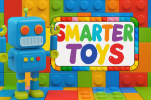smarter toys logo robot fondo