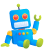 smarter toys logo robot posiciones sentado 2